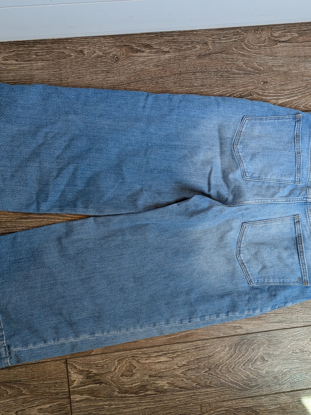 Madewell Wide-Leg Cropped Jeans Size 31 Light Wash Summer Denim High Rise - Picture 6 of 12